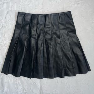 Pleated Black Skirt